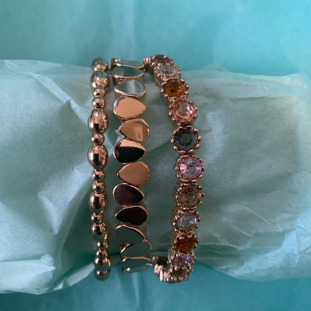 Gold Colored Bracelet Set